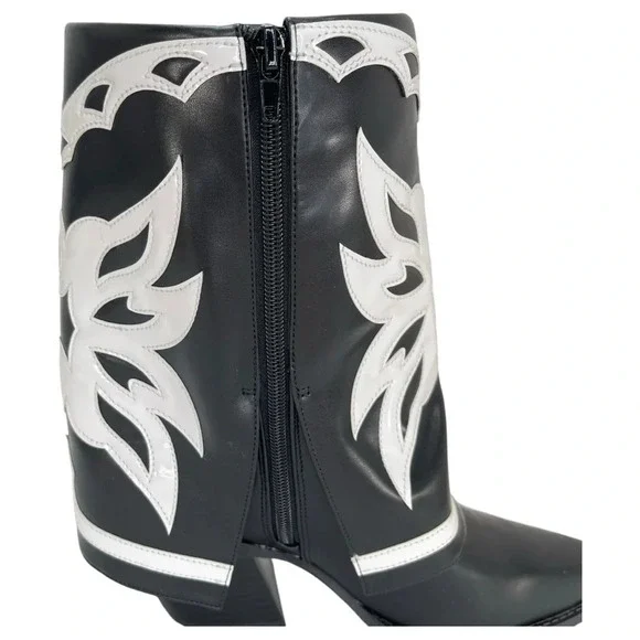 International Concepts Jadiza Western Style Over Ankle Womens Boots Size 5.5M - Picture 10 of 13